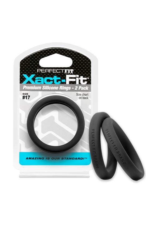 Actual product image PerfectFitBrand #17 Xact-Fit Cockring 2-Pack (4.30 cm)