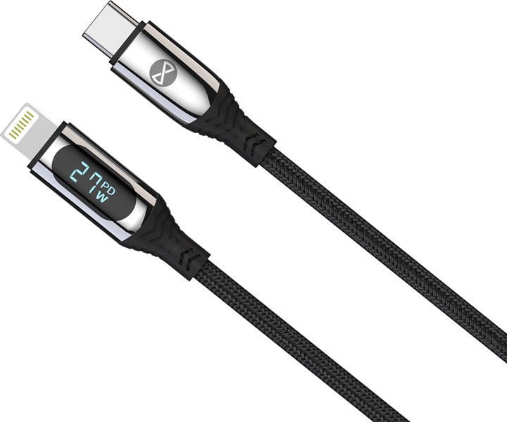 Produktbild Forever LCD-Kabel USB-C - Lightning 1,0 m 27W schwarz (1 m, USB 3.2 Gen 1)