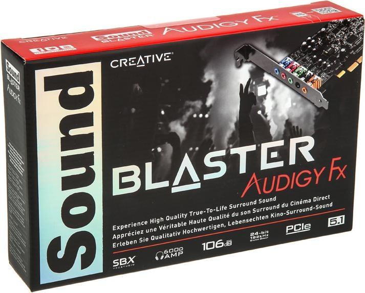 Produktbild Creative Sound Blaster Audigy Fx (PCI-E x1)
