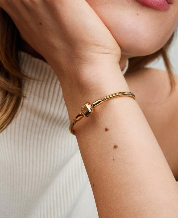Produktbild Pandora Moments Schlangenkettenarmband Gold (18 cm, Edelstahl, Vergoldet)