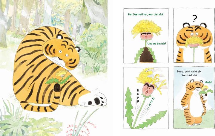 Produktbild Der Tiger und sein Löwenzahn (Deutsch, Gee Eun Lee, Ki-Hyang Lee, 2024)