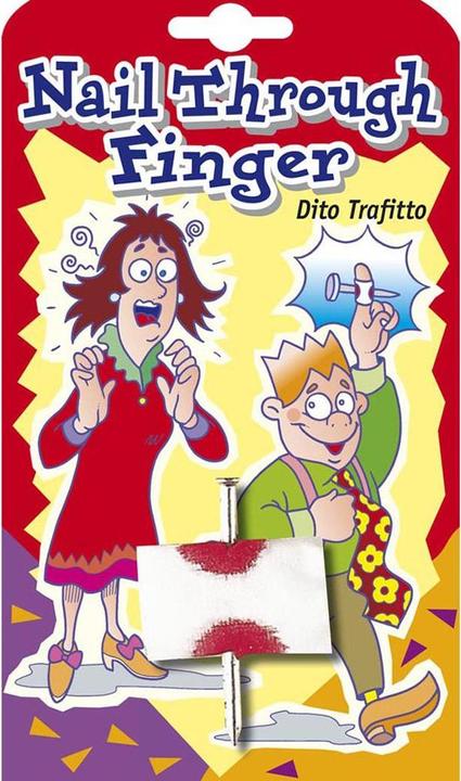 Actual product image Widmann Joke Pierced Finger