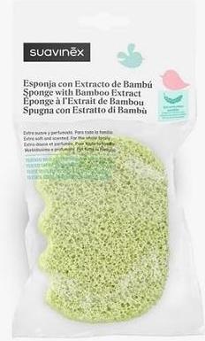 Produktbild Suavinex Bamboo Extract Bath Sponge for Babies and the Whole Family Sensitive Skin Extra Soft Delicate Fragra (Badekugeln)