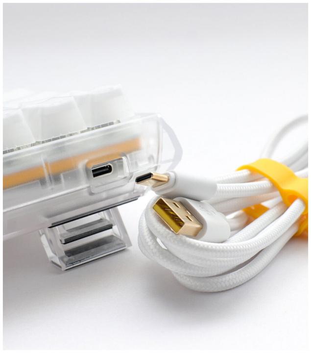 Produktbild Ducky One 3 Mini Aura White (Eng. Int., Kabelgebunden)
