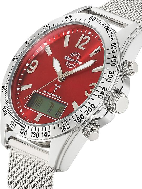 Actual product image Master Time MTGA-10962-82M Herrenuhr Sporty Big Date Chronograph 42mm 5ATM (Chronograph, Sports watch)
