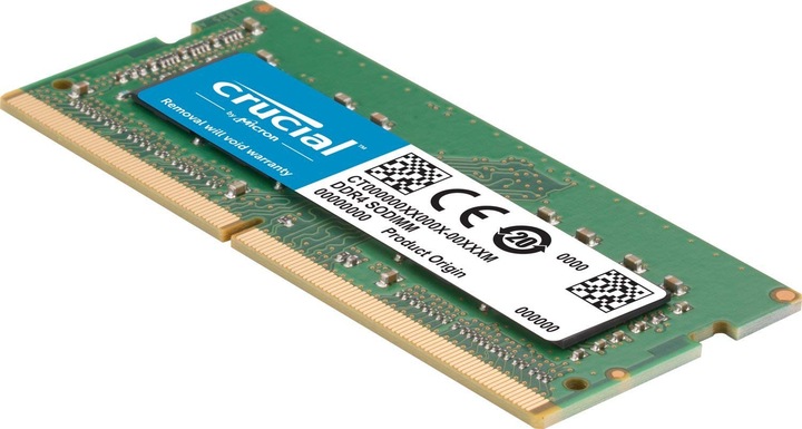 Actual product image Crucial Memory for Mac (1 x 8GB, 2400 MHz, DDR4-RAM, SO-DIMM)