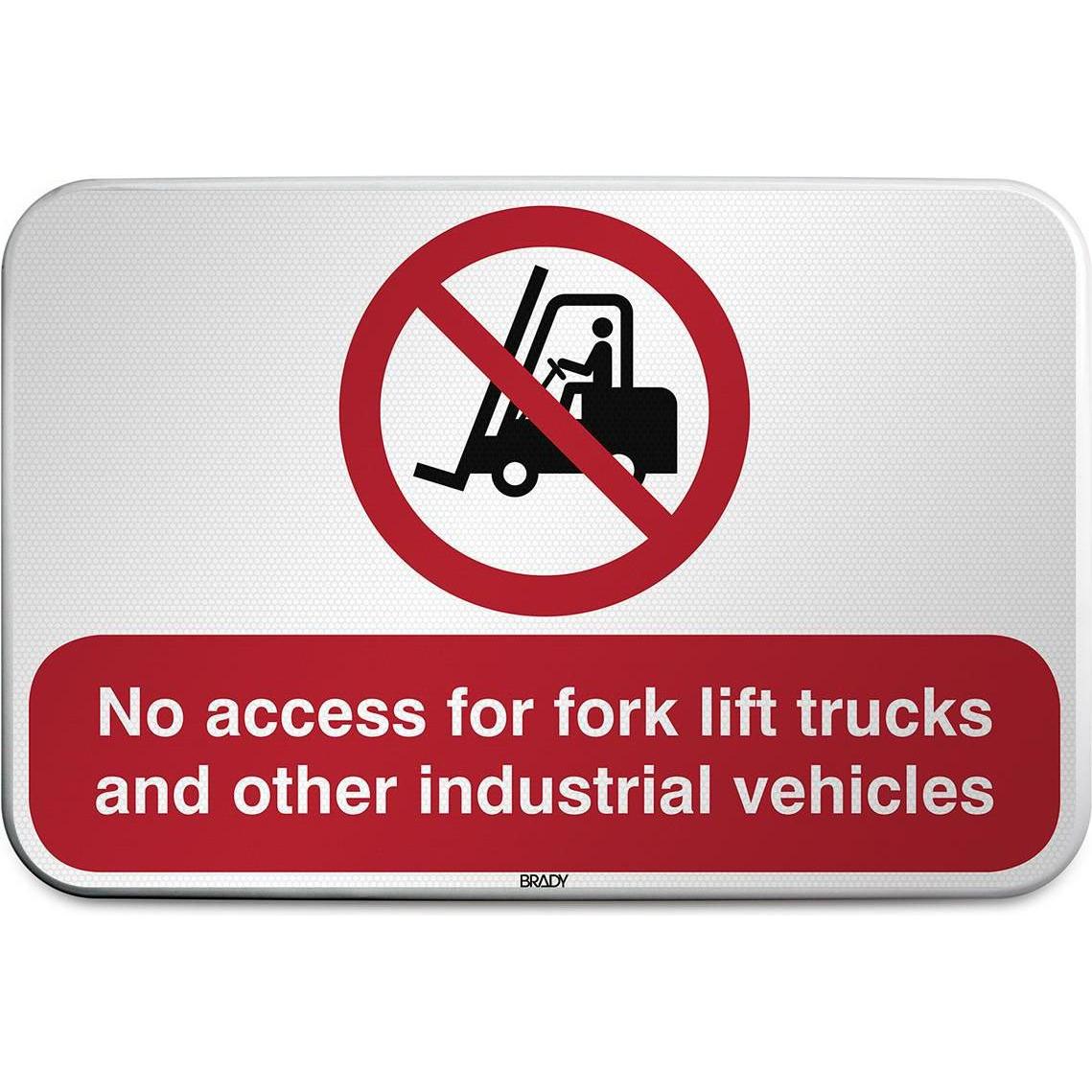 Brady, Etiketten, ISO Safety Sign - No access