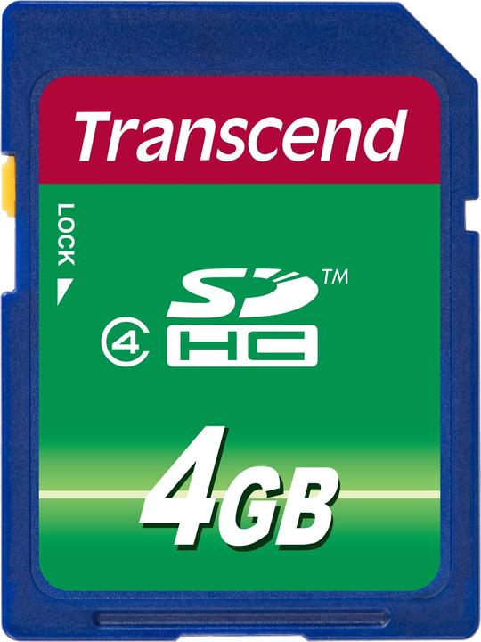Immagine prodotto Transcend Scheda standard SDHC (4 GB, SDHC)