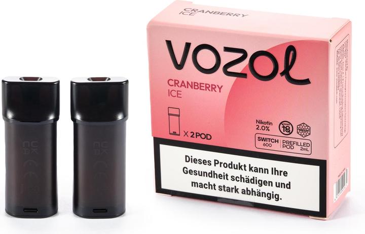 elfbar elfa kaufen Vozol Switch 600 - Blueberry Ice - Cartridges Pod