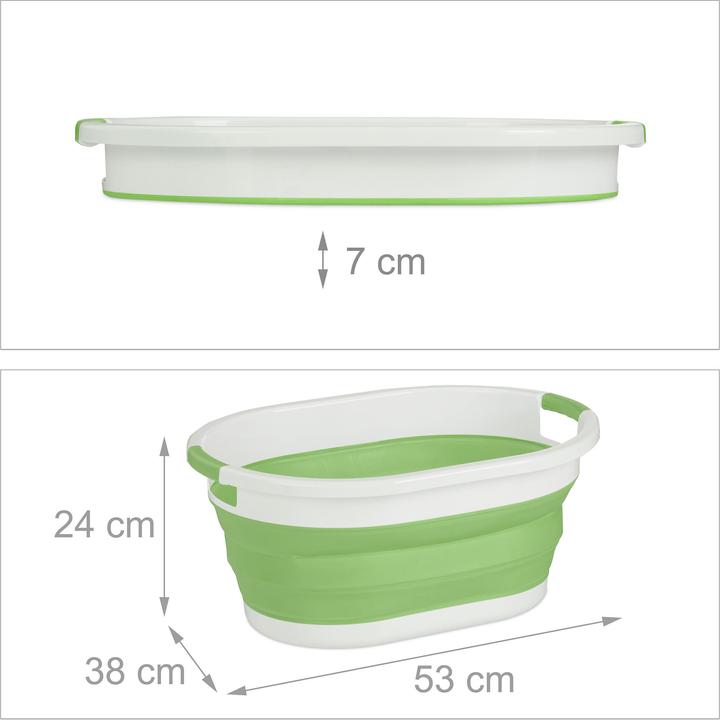 Actual product image Relaxdays Laundry basket (24 l)