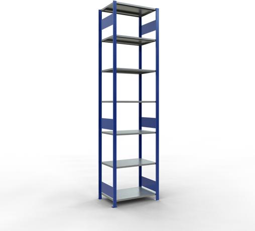 Immagine prodotto Schulte Lagertechnik Sistema di scaffalature di base senza viti MULTIplus150 con ripiani di lunghezza