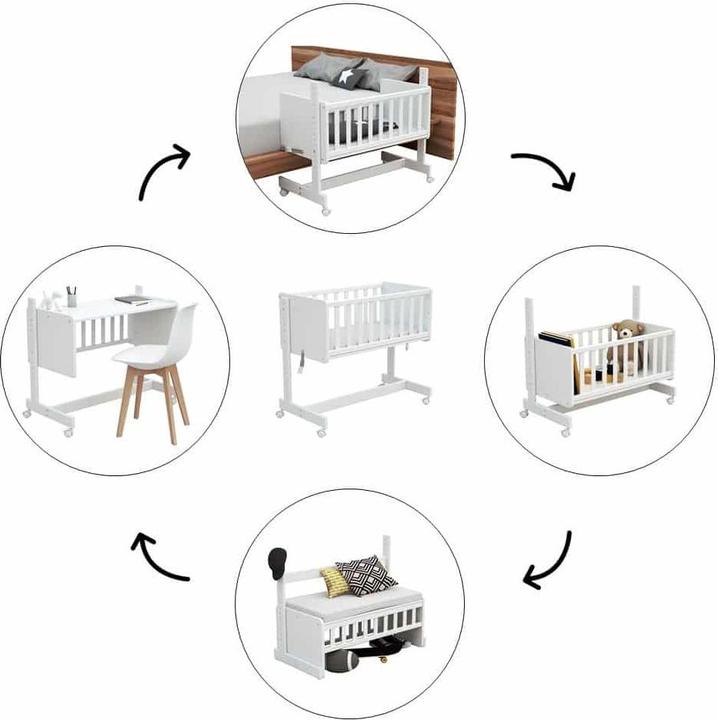 Produktbild Osann 5-in-1 Beistellbett (40 x 80 cm)