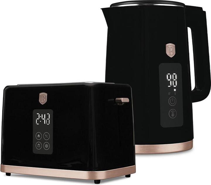 BerlingerHaus Haus Wasserkocher & Toaster (1.70 l, CH-Stecker)
