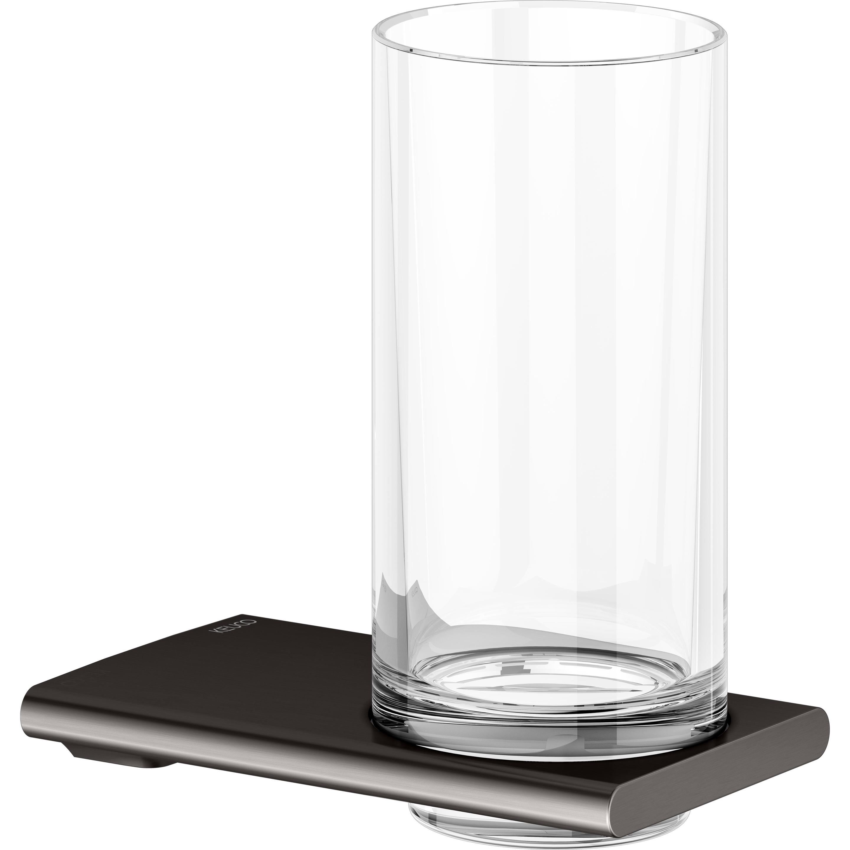 Keuco, Zahnputzbecher, EDITION 400 Glashalter, Echtkristallglas