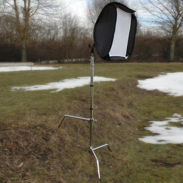 Produktbild Walimex pro Pro Lampenstativ mit verstell. Fuss, 320cm (320 cm, 11 kg)