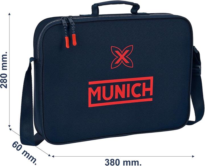 Actual product image Safta Munich Flash Sport Bag, Adjustable Shoulder Strap, Removable Bottom, Trolley-Compatible Backpack