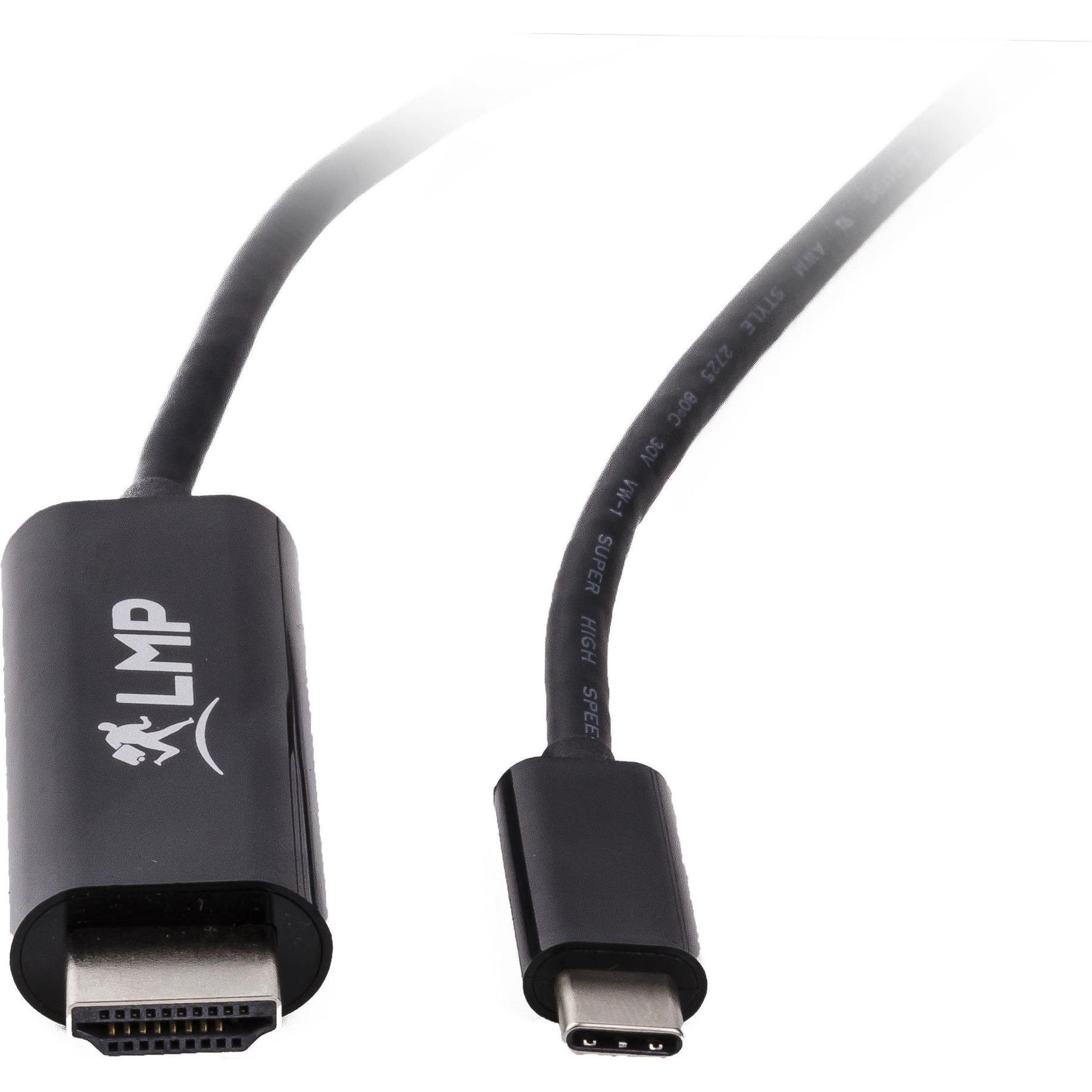 Thumbnail - LMP USB Typ C — HDMI (Typ A) (1.80 m, USB Typ C, HDMI), Video Kabel