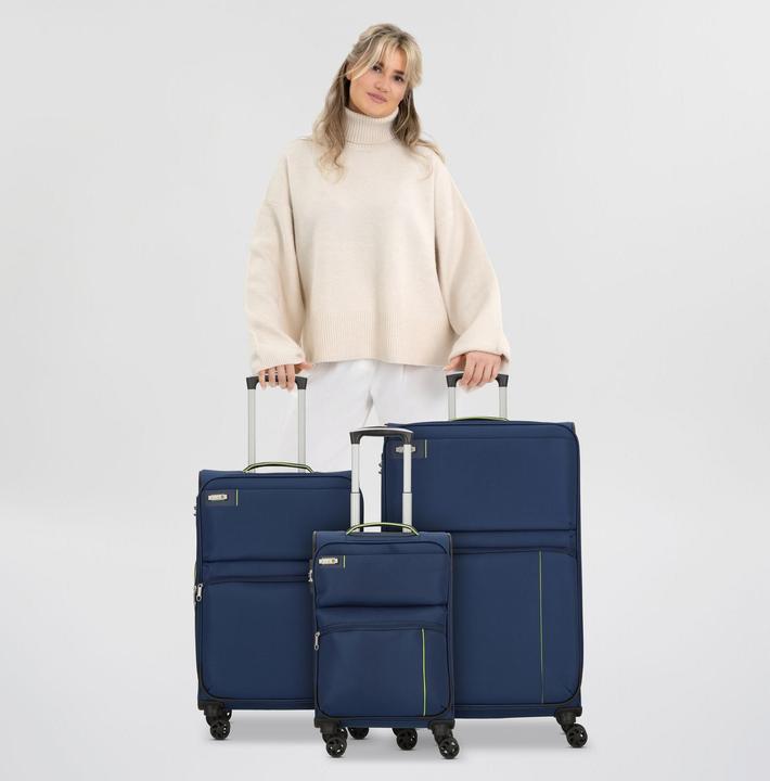 Actual product image D&N Travel Line 6704 4-wheel suitcase set 3 pcs. (208 l)