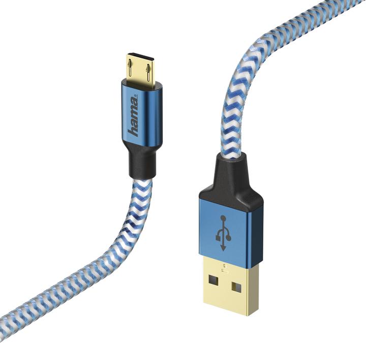 Actual product image Hama USB A – Micro USB (1.50 m, USB 2.0)