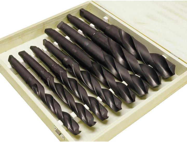 Actual product image Holzmann HSS metal twist drill bit set 8t (24 - 44 mm)