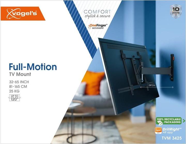 Actual product image Vogels TVM 3425 (Wall, 65", 25 kg)
