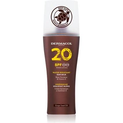 Dermacol, Sonnencreme, Waterproof sun milk SPF 20 (Sun Milk) 200 ml (Sonnenmilch, SPF 20, 200 ml)