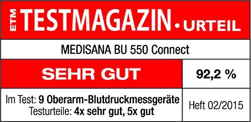 Produktbild Medisana Bu 550 (Blutdruckmessgerät Oberarm)