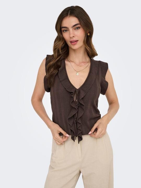 Produktbild Only Onlnelly Sl V-Neck String Cardigan Knt (S)