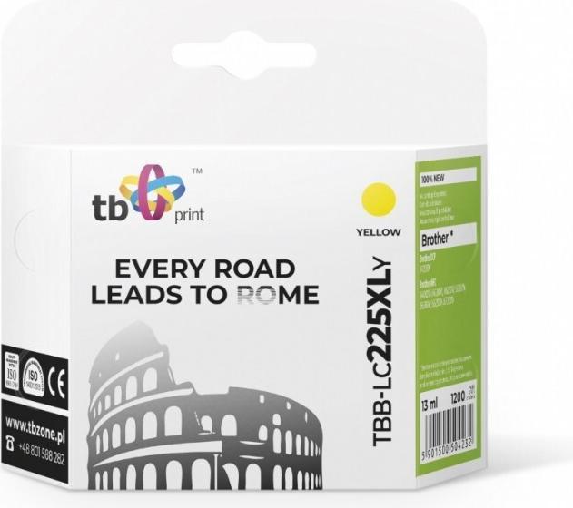 Produktbild Tusz do Brother LC225XL TBB-LC225XLY YE