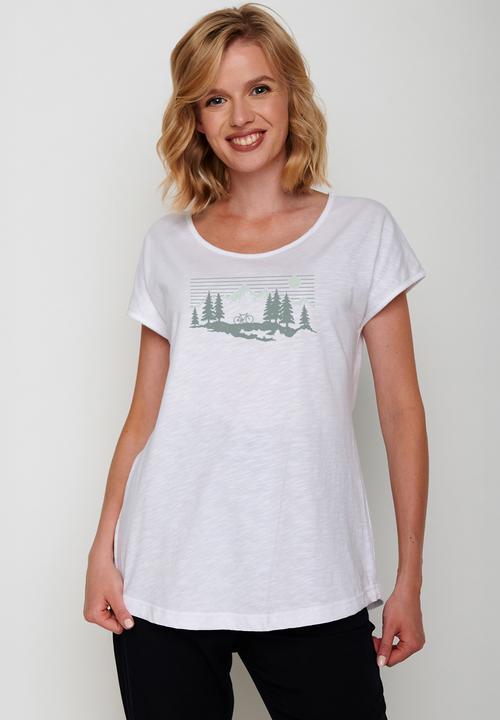 Actual product image Greenbomb T-Shirt Bike Mountain Land (XS)