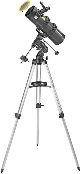 Immagine prodotto Bresser Telescopio riflettore Spica 130/1000 EQ3 con smartphone-A