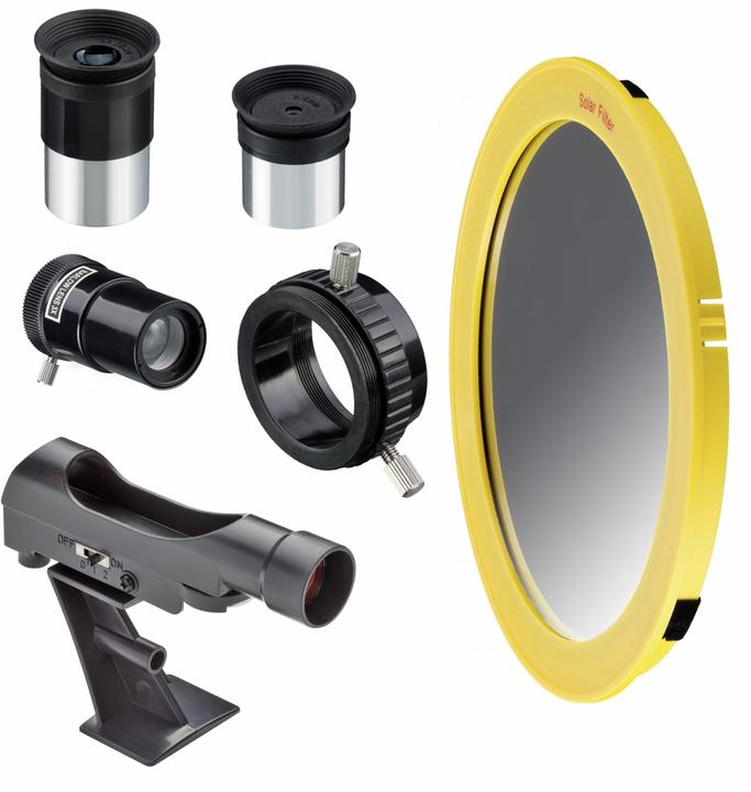 Immagine prodotto Bresser Telescopio riflettore Spica 130/1000 EQ3 con smartphone-A