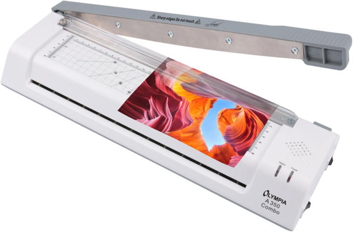 Actual product image Olympia A 350 Combo DIN A3 laminator with lever cutter (75 - 125 µm, A4, A3)