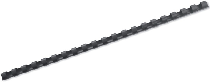 Actual product image GBC Binder spine 12mm, 21 rings, black, 100 pcs.