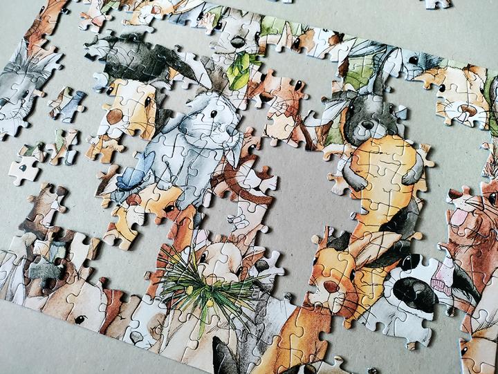 Image du produit Tactic Puzzle Lapins, 200 pièces. (200 pièces)