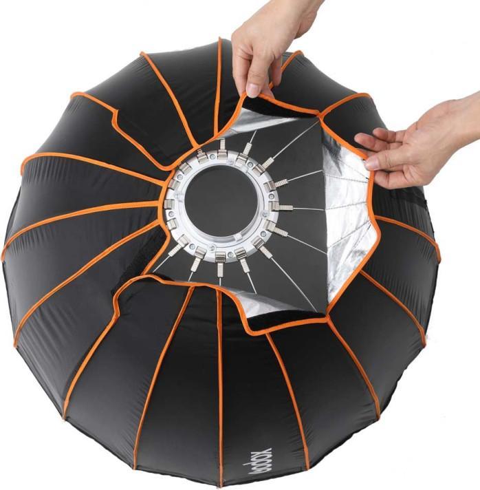 Image du produit Godox Boîte à lumière parabolique à dégagement rapide, 120 cm (Boîte à lumière, 120 cm)