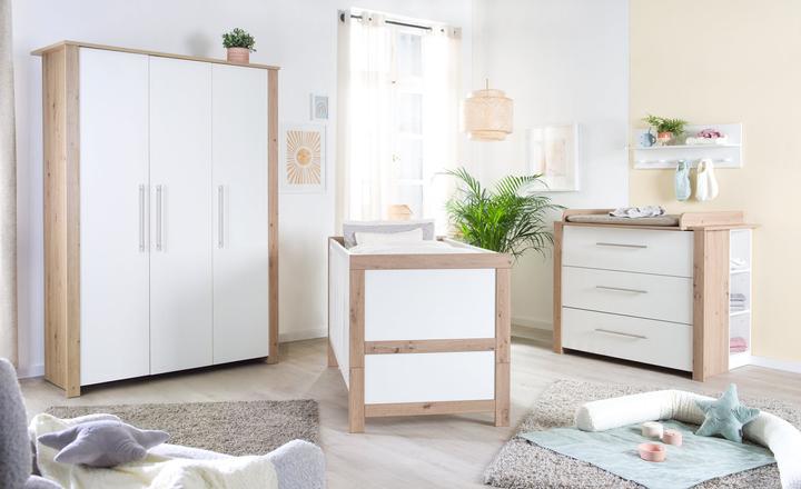 Roba Malo nursery set (Baby cot, Children's wardrobes, Changing unit)