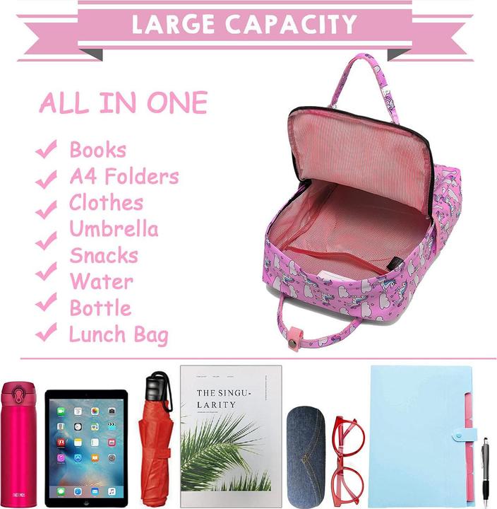 Produktbild Only-Bags.Store Kinderrucksack, Niedlich Wasserabweisend Vorschule Kinder Rucksack Kindergarten Kleinkind Rucksack