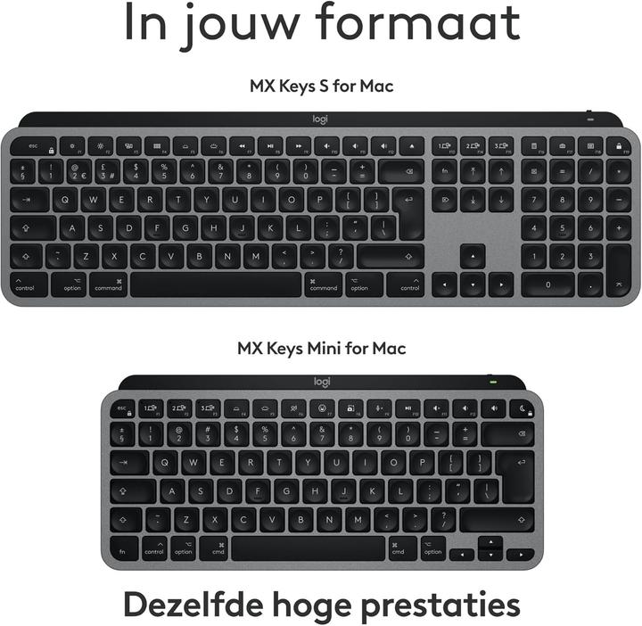 Actual product image Logitech Mx Keys S For Mac (Eng. Int., Wireless)