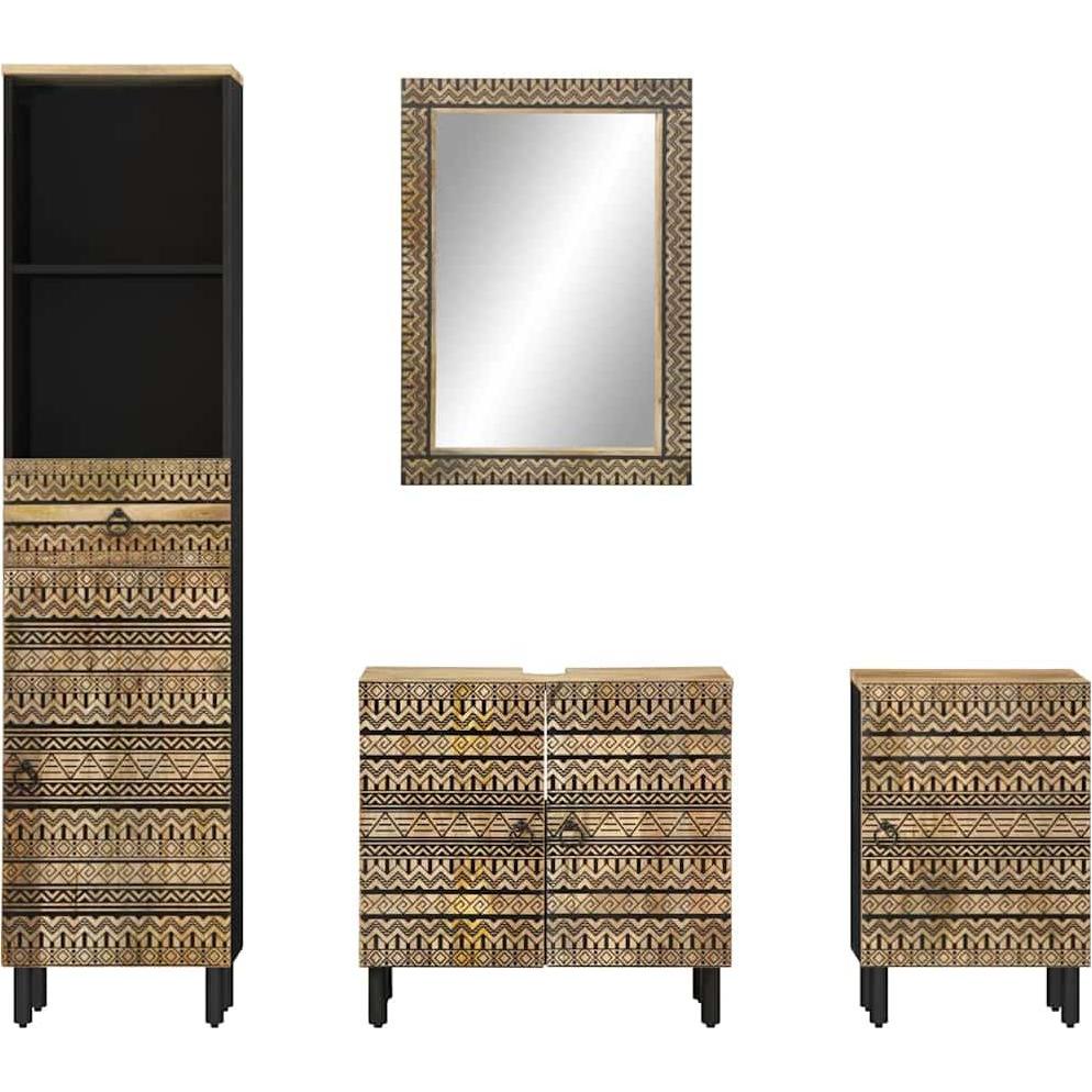 Thumbnail - VidaXL, Badmöbelset, 4-tlg. Badmöbel-Set