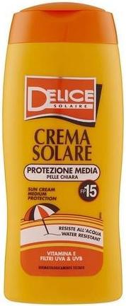Delice Solaire Sonnencreme Mittlerer Schutz Wasserbeständig SPF 15 250ml (Sonnencreme, SPF 15, 250 ml)