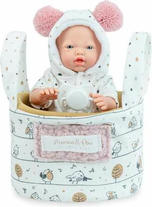 Marina & Pau Mini Golosinas Spanische Puppe im Korb 21cm