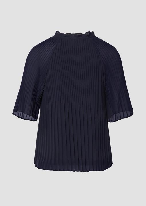 Immagine prodotto s.Oliver Bluse Festliche Chiffon-Bluse mit Plissee und Rüschen (40)