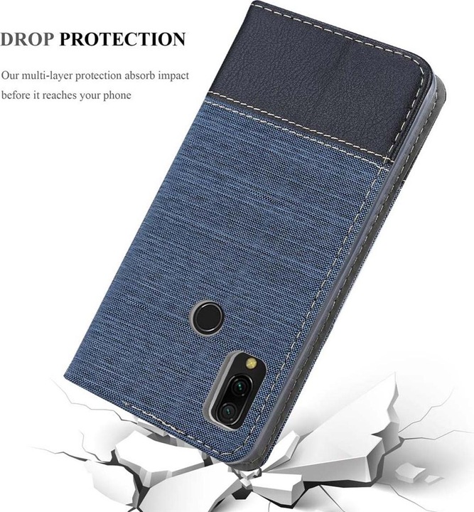 Actual product image Cadorabo Book Jeans Optics Cover (Xiaomi Redmi 7)