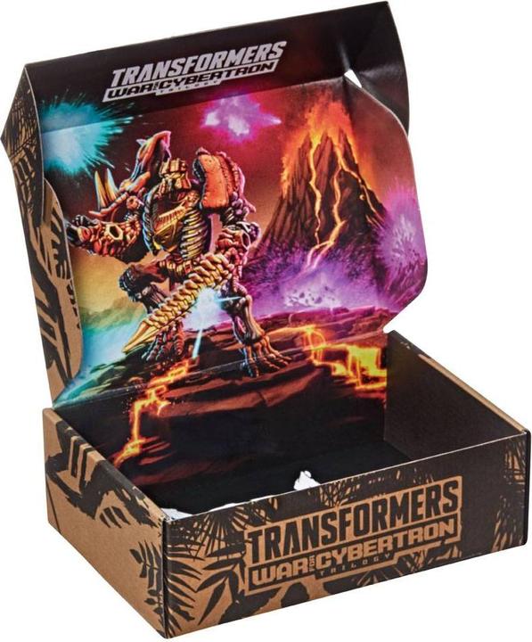 Actual product image Hasbro Transformers Generations War for Cybertron Trilogy Deluxe Class Action Figure Tricranius Beast Power