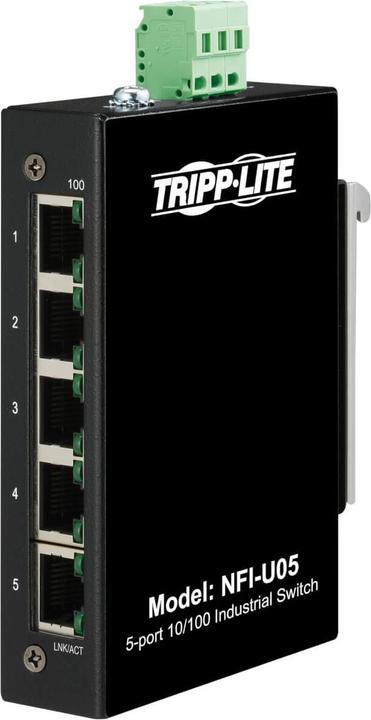Eaton 5-Port Unmanaged Industrial Ethernet Switch - 10/100mbps Ruggedized -40 to 75 C DIN/ (5 Ports)