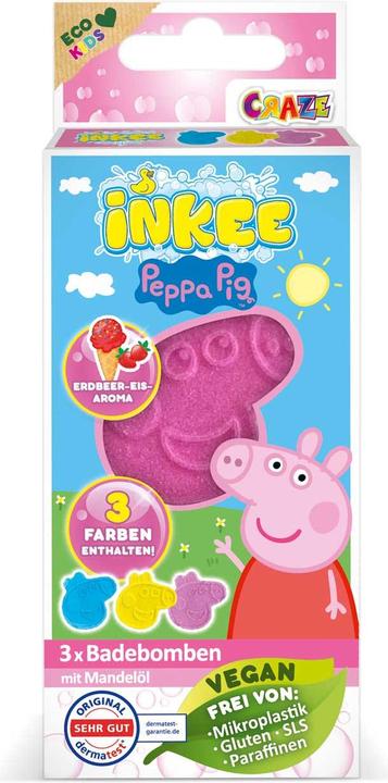 Actual product image Craze Inkee Peppa Pig (Bath bombs)