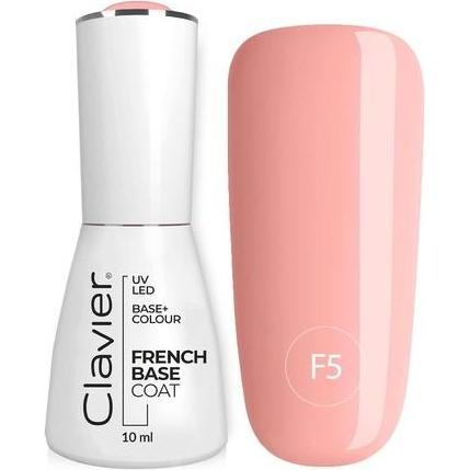 Clavier, Smalto per unghie, Luxury Nail Hybrid Uv Base Coat F5 10Ml (Biscotto, Vernice UV gel)