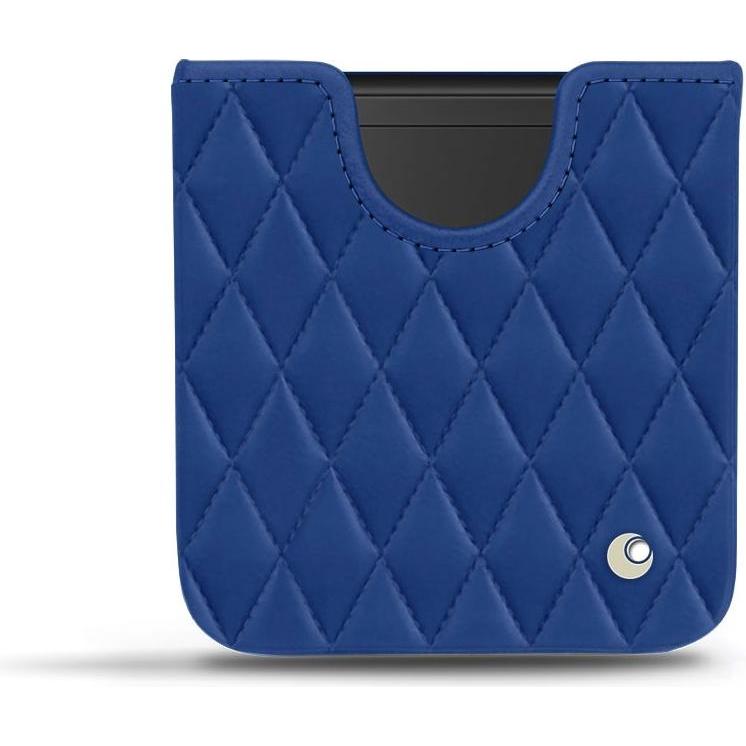 Noreve Lederschutzhülle (Samsung Galaxy Z Flip), Smartphone Hülle, Blau