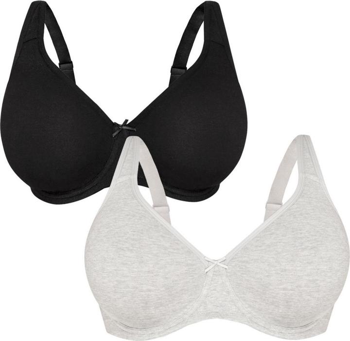 Kenwood Reggiseno con Ferretto Senza Imbottitura Taglia Forte Fit for Me Plus Size (46 C)